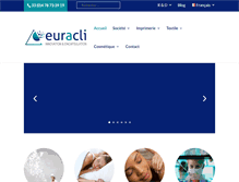 Tablet Screenshot of euracli.fr